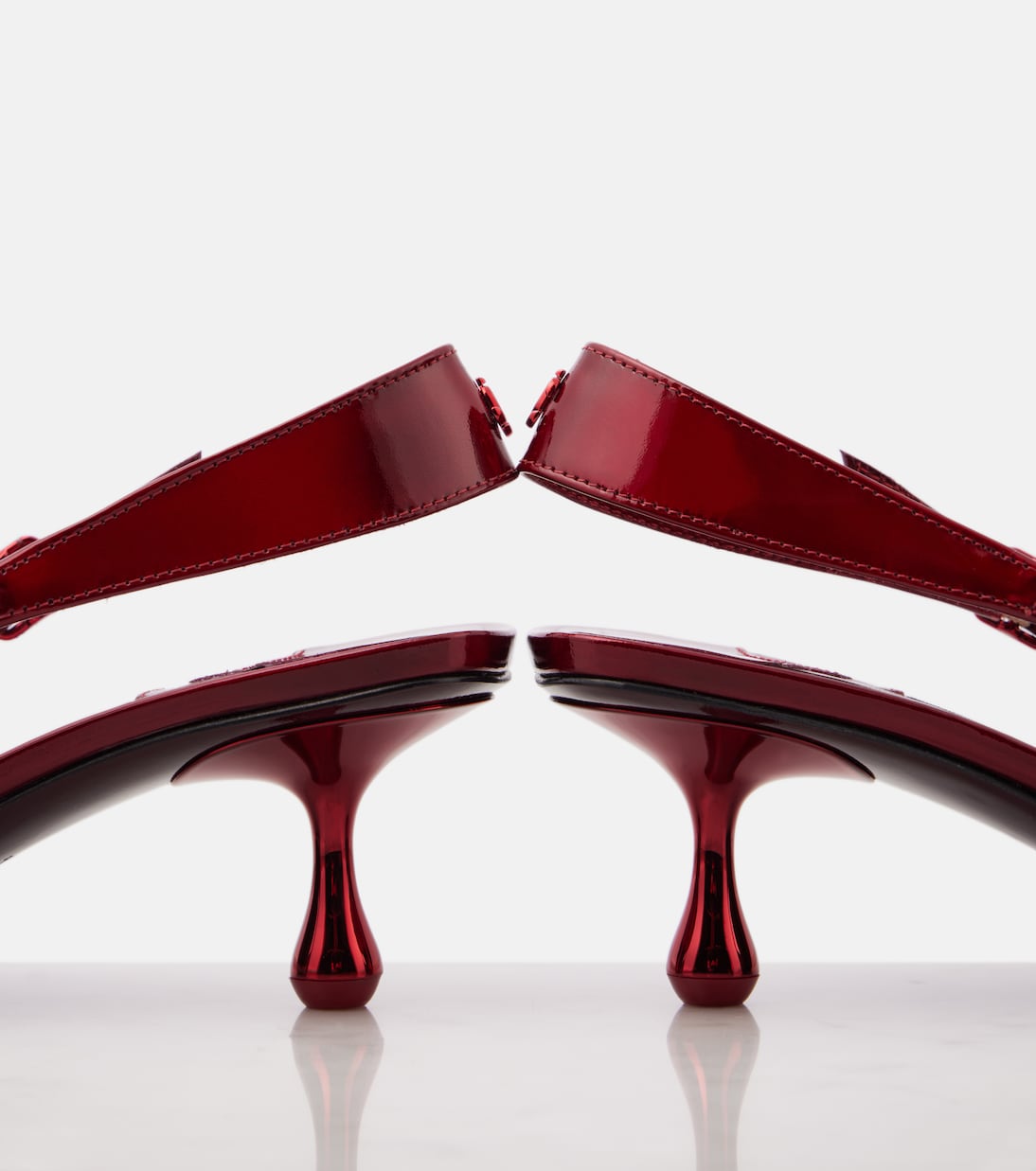 Pumps slingback Amel 50 in vernice | Jimmy Choo