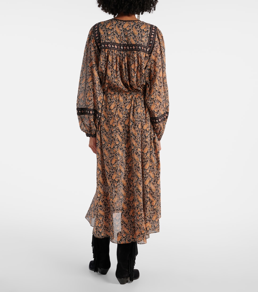 Abito midi Greila in voile di cotone | Marant Etoile