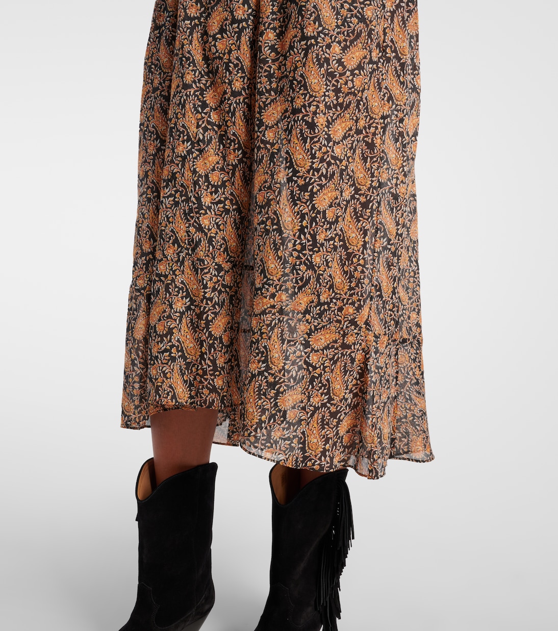 Abito midi Greila in voile di cotone | Marant Etoile
