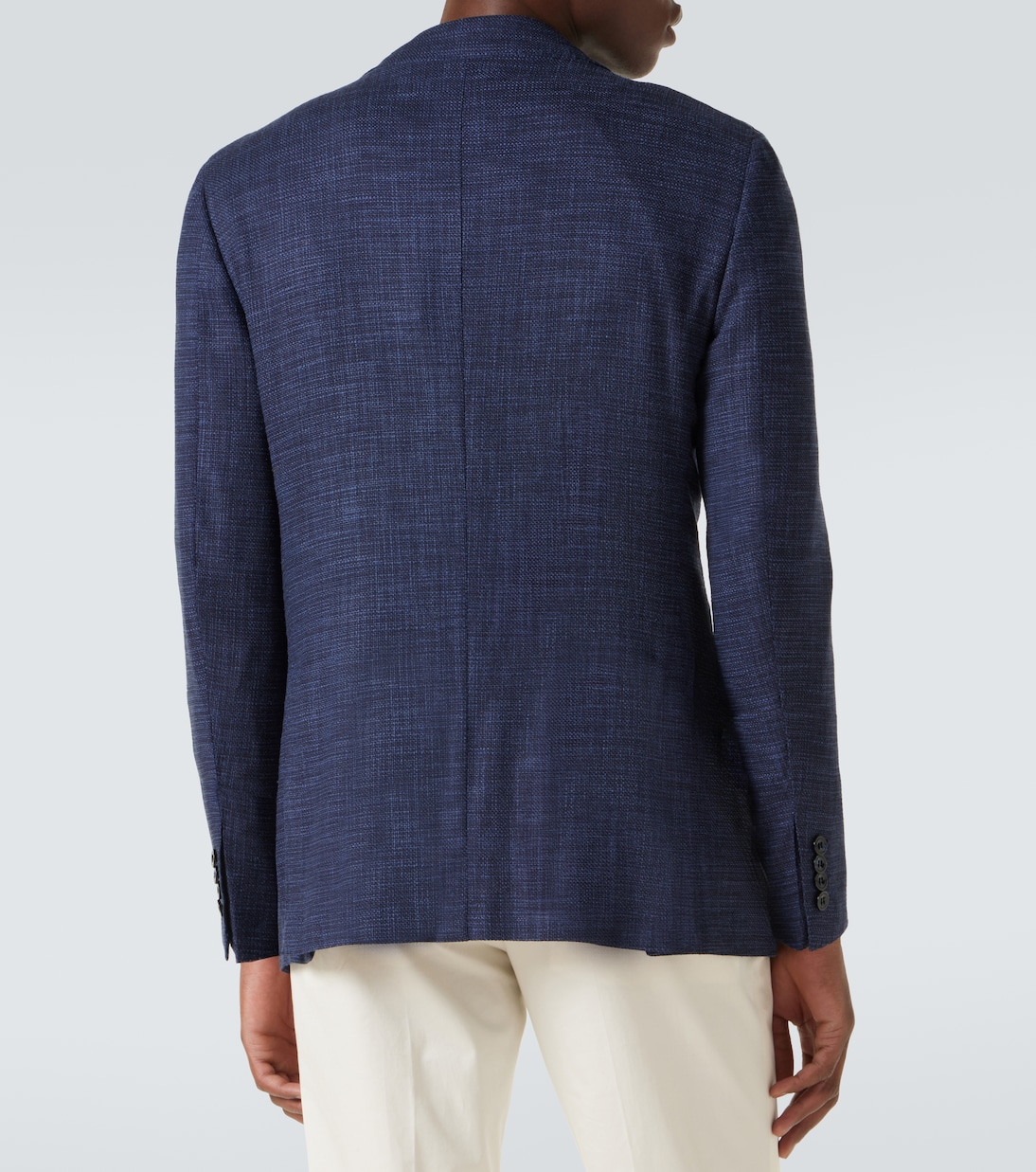 Blazer en mezcla de lana, seda y algodón | Kiton