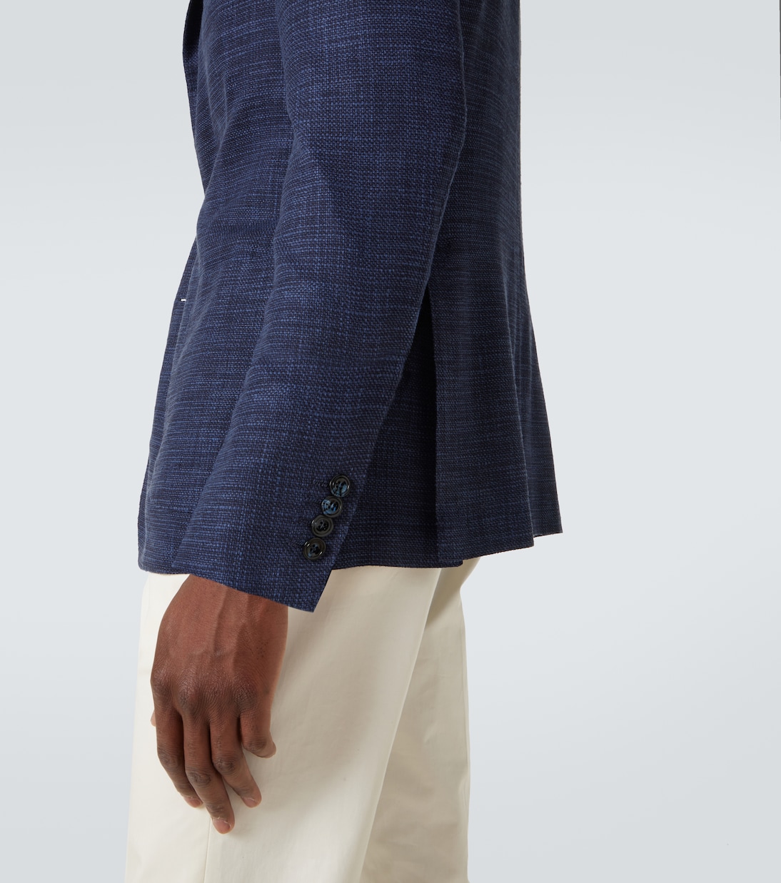Blazer en mezcla de lana, seda y algodón | Kiton