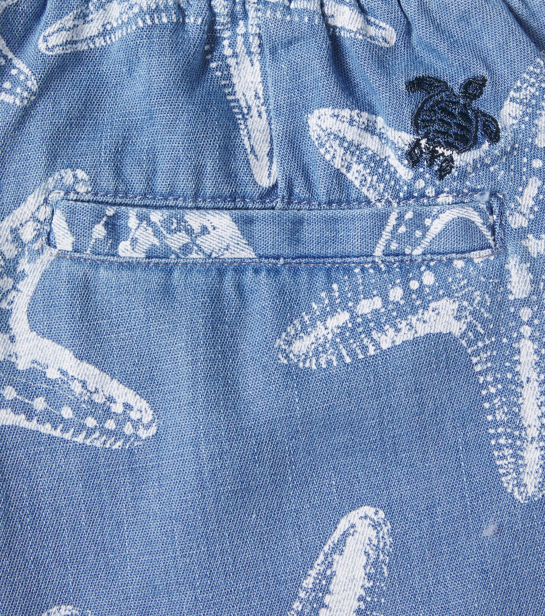 Printed denim shorts | Vilebrequin Kids