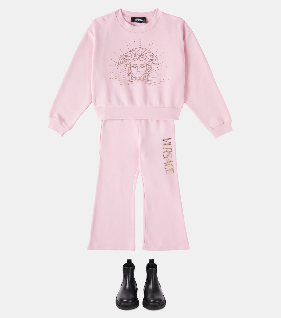 Pantalones deportivos de algodón | Versace Kids