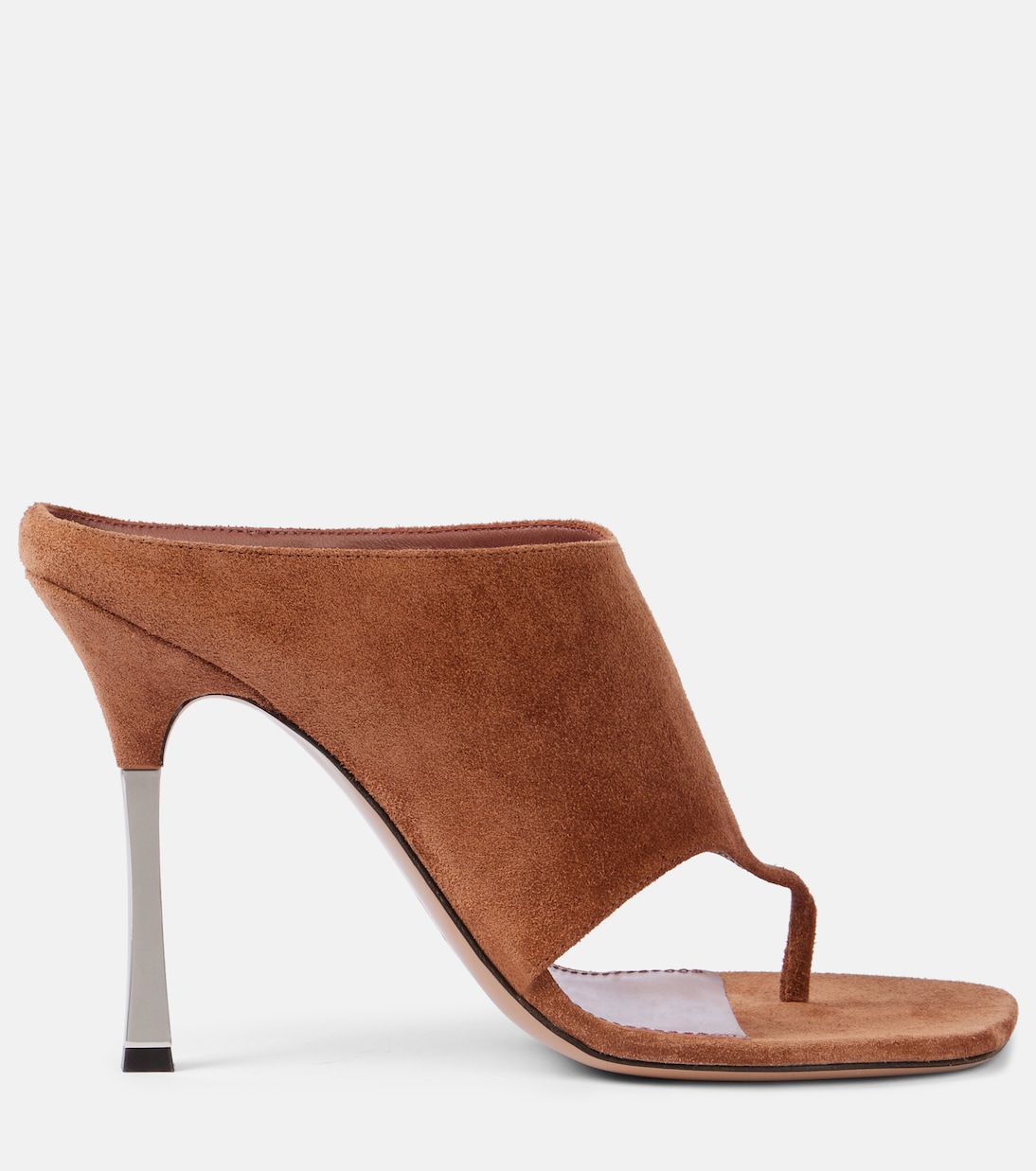 Lorena 100 suede thong sandals | Paris Texas