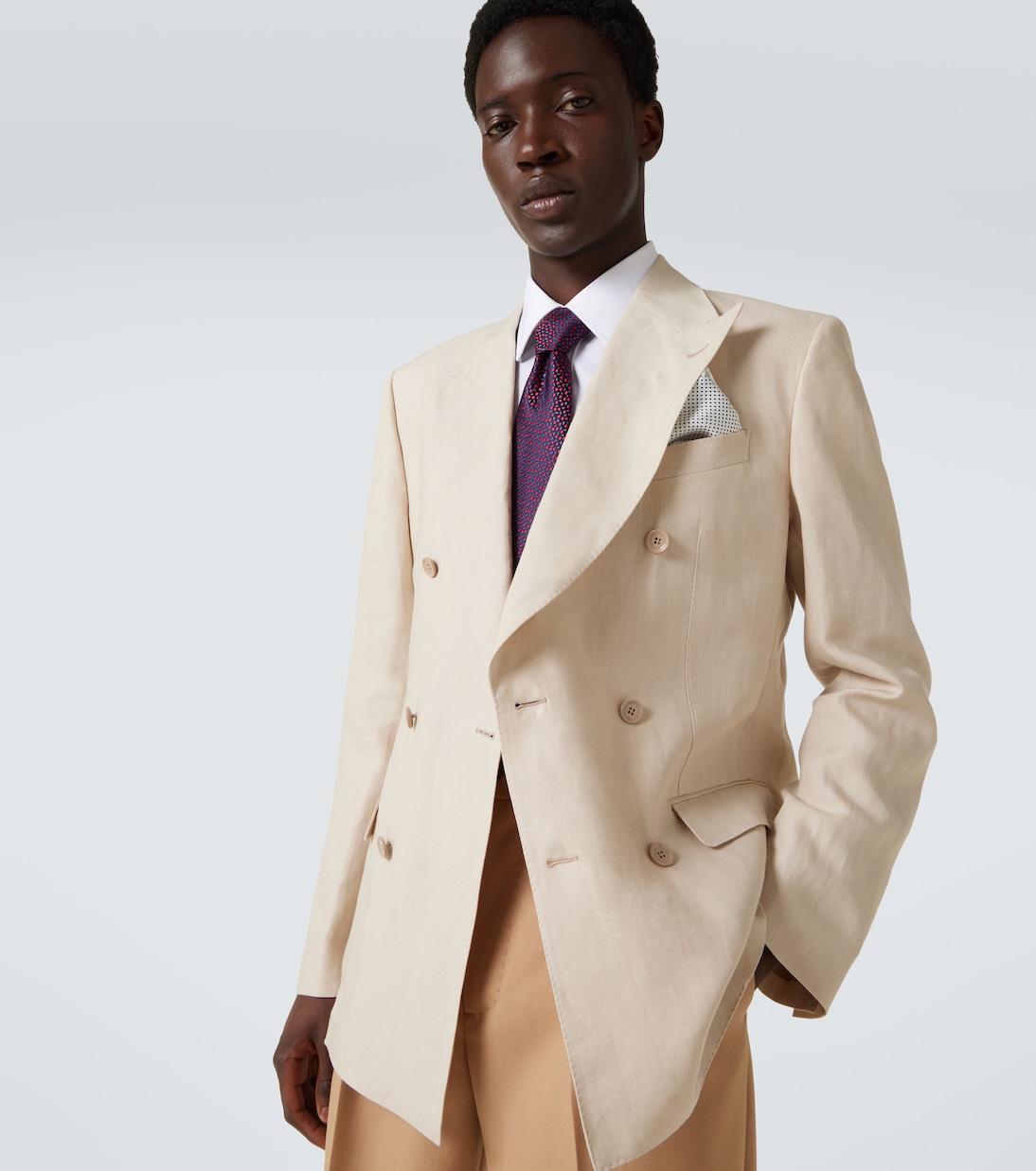 Cravatta in seta a pois | Charvet