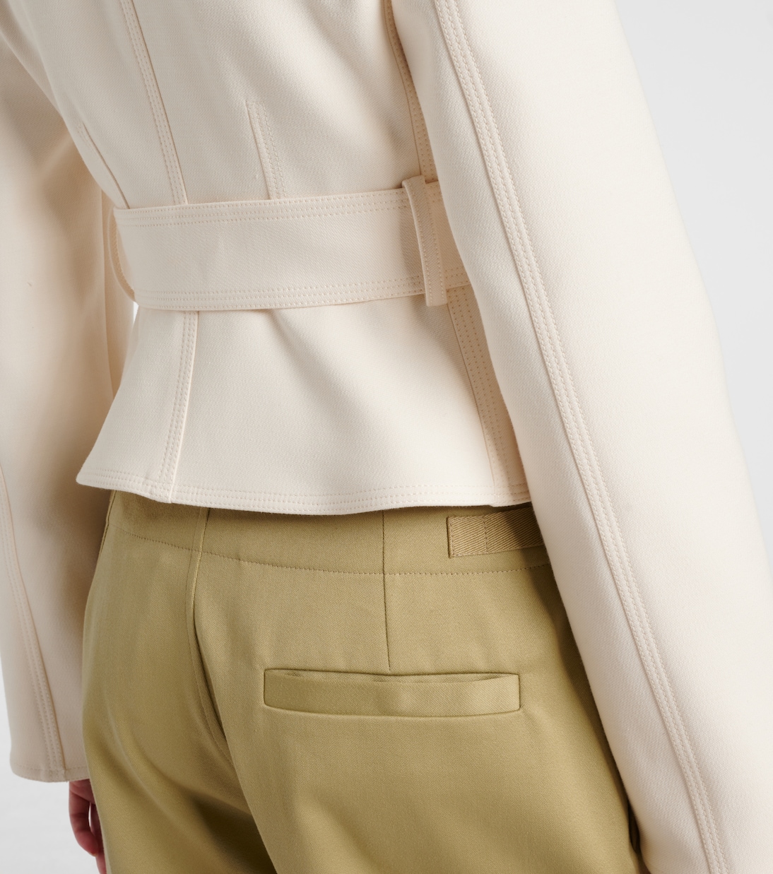Giacca con cut-out e cintura | Burberry