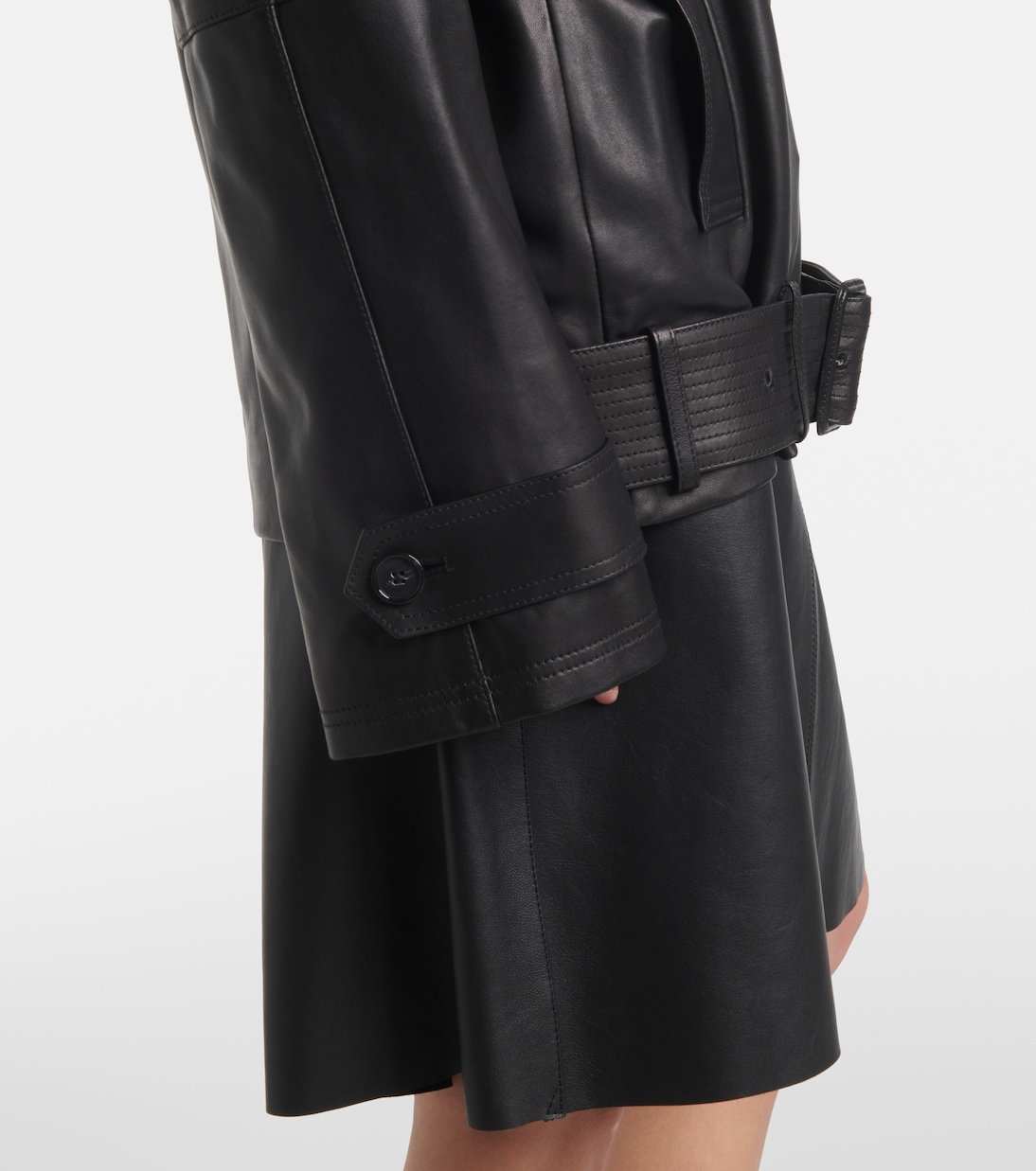 Oversize-Lederjacke | Toteme