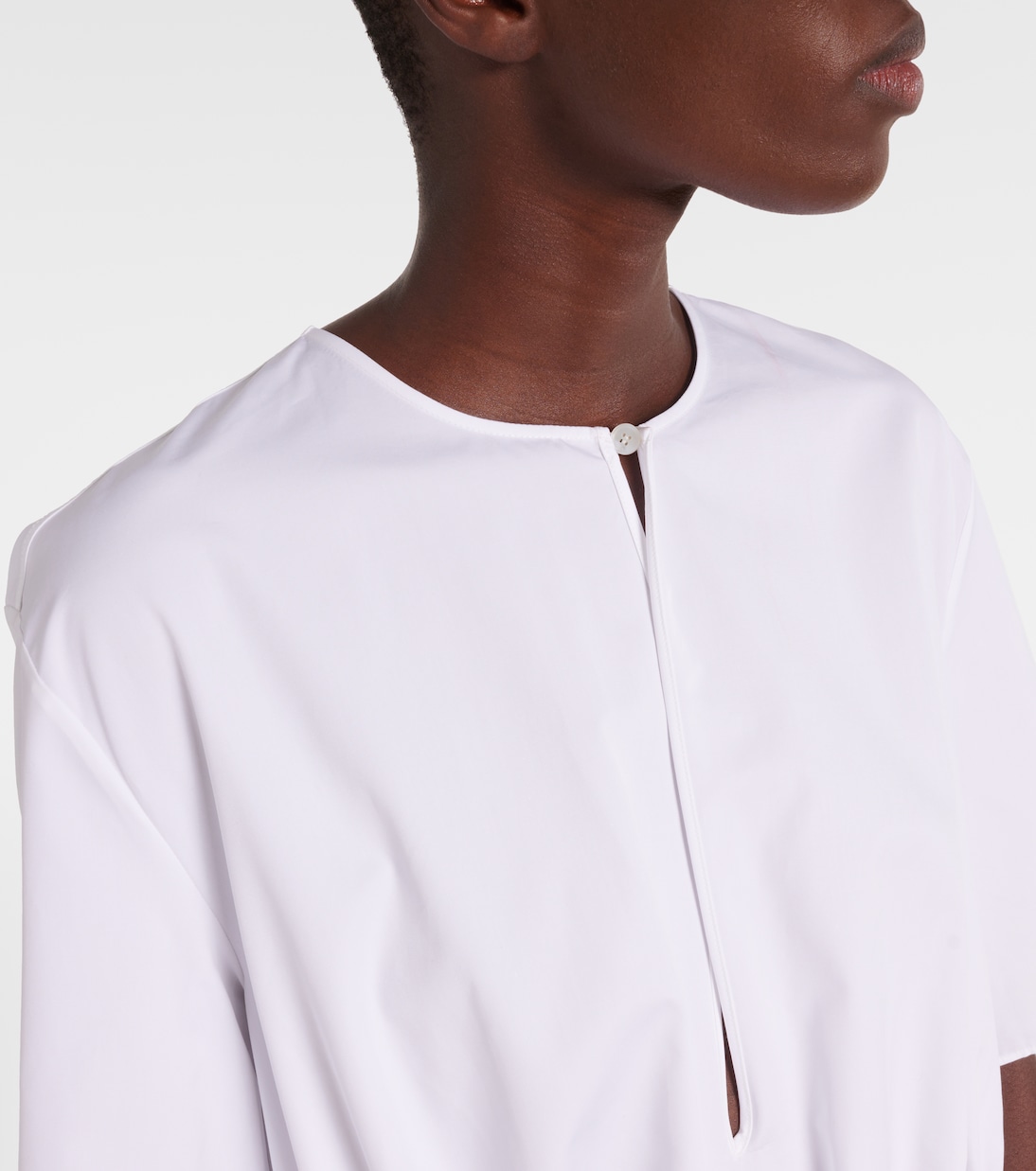 Tiered cotton minidress | Alaïa