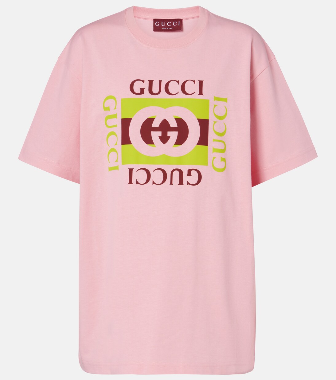 T-shirt in jersey di cotone con logo | Gucci