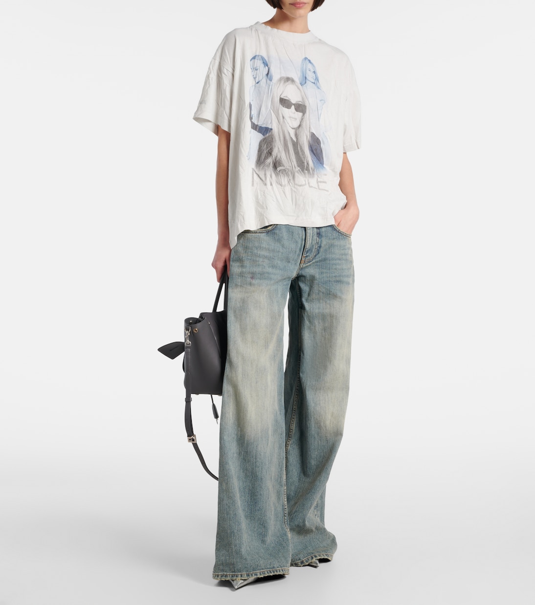 Camiseta Nicole de jersey estampada | Balenciaga