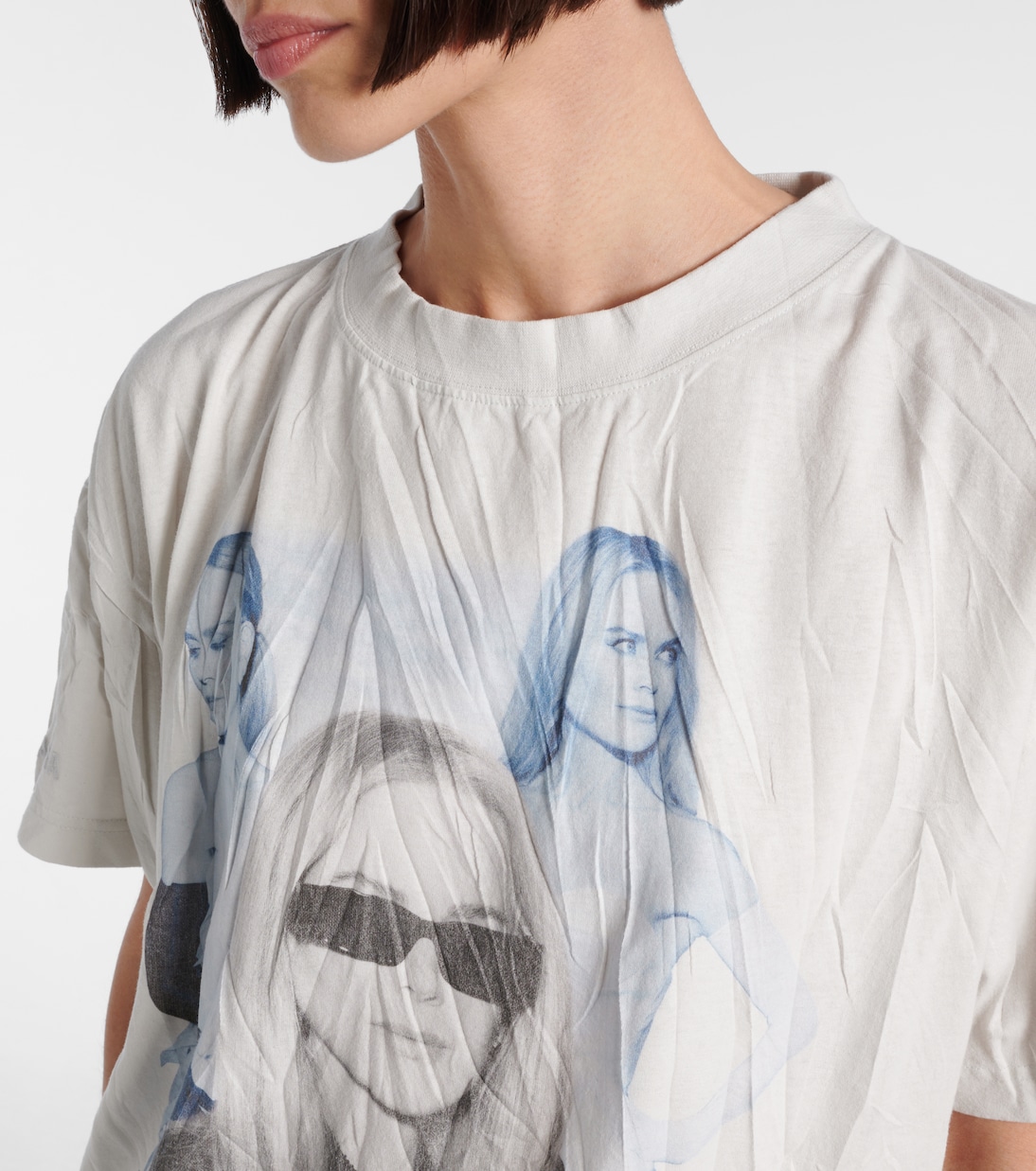 Camiseta Nicole de jersey estampada | Balenciaga