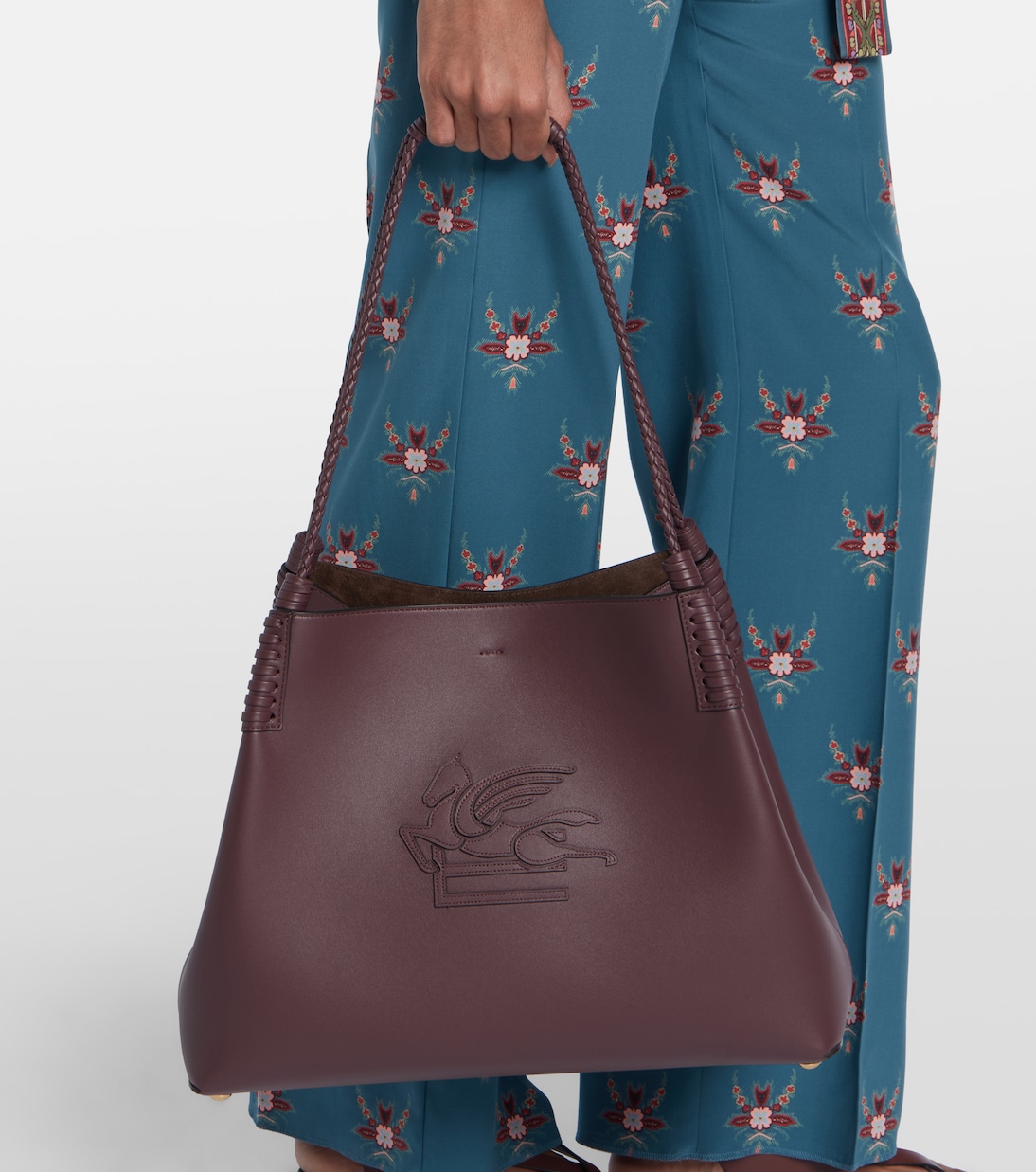 Schultertasche Libra Medium aus Leder | Etro