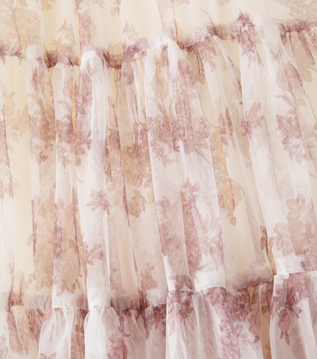 Mary Jane toile de jouy tulle skirt | C'era Una Volta