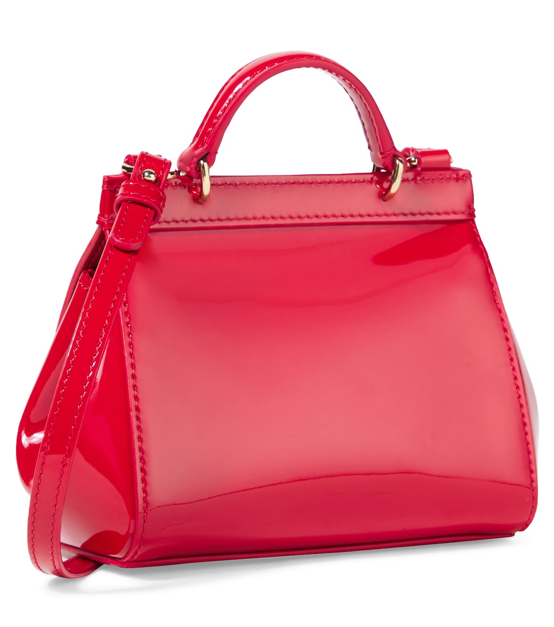 Sicily Mini patent leather tote bag | Dolce&Gabbana Kids