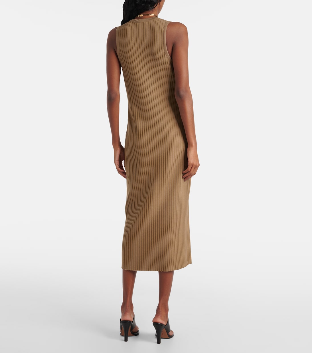 Ribbed-knit midi dress | Vince