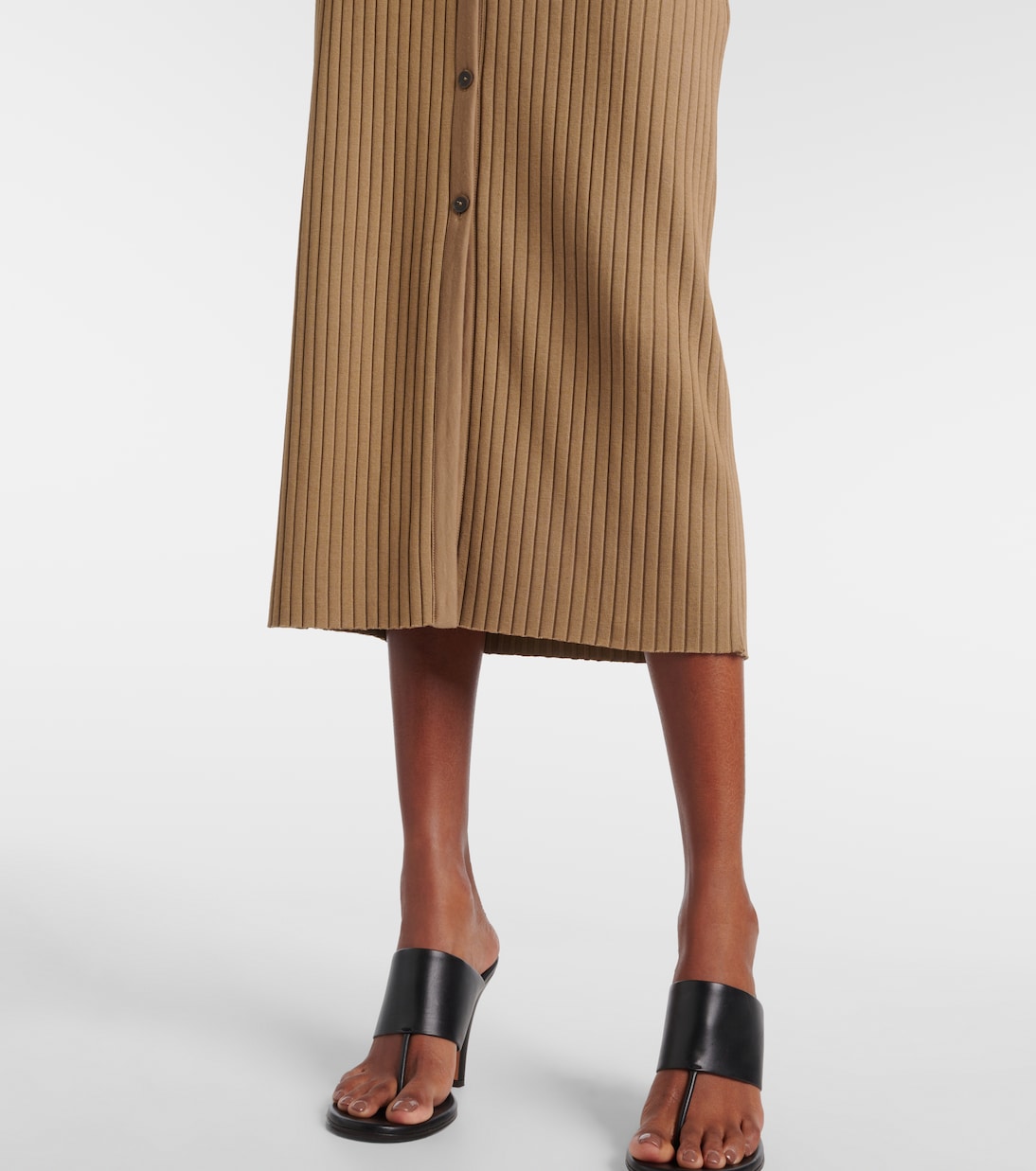 Ribbed-knit midi dress | Vince