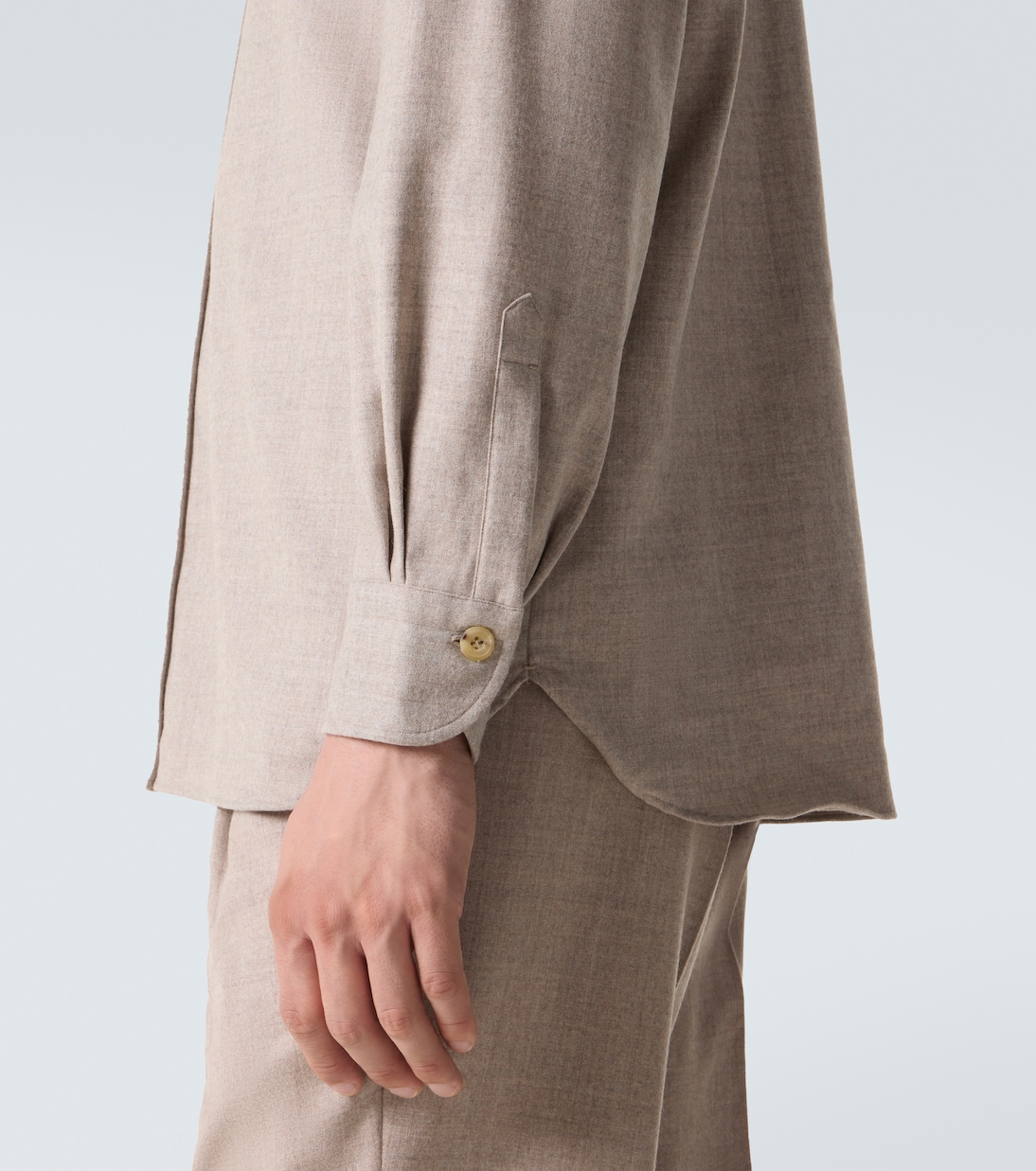 Virgin wool shirt | Rubinacci
