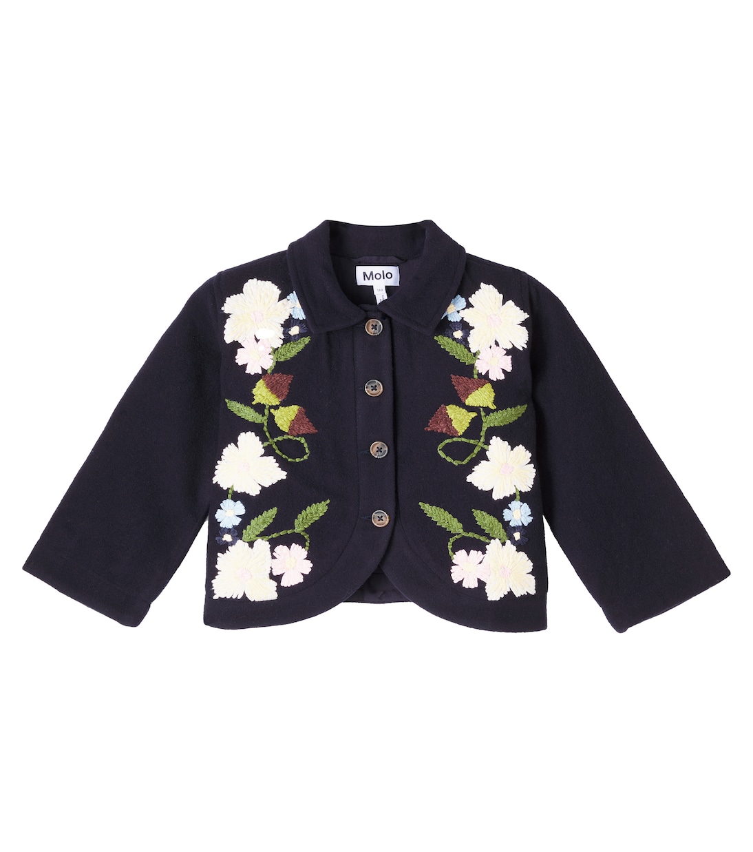 Chaqueta Harmoney en mezcla de lana floral | Molo