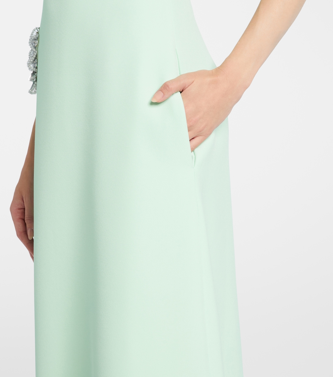 Priscilla embellished crêpe gown | Safiyaa