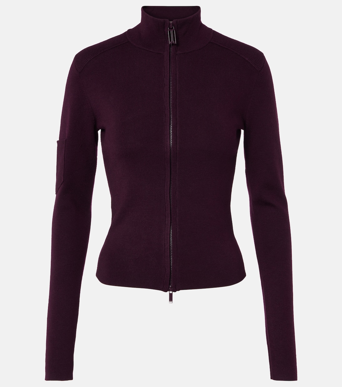 Wool-blend zip-up sweater | Victoria Beckham