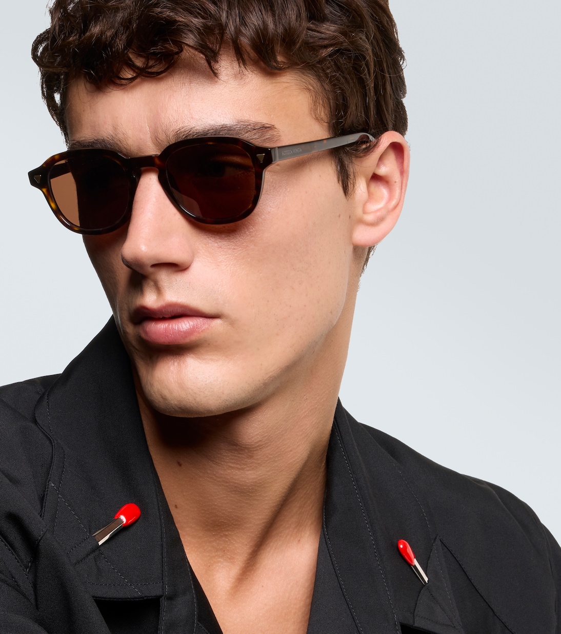 Lunettes de soleil Triangle Stud rondes | Bottega Veneta