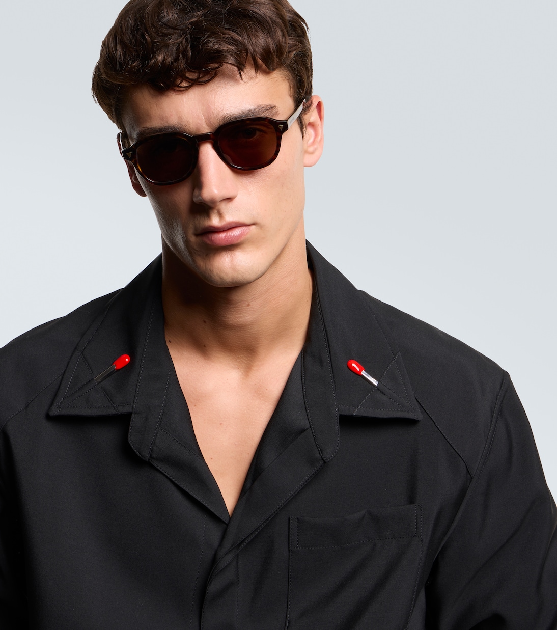 Lunettes de soleil Triangle Stud rondes | Bottega Veneta