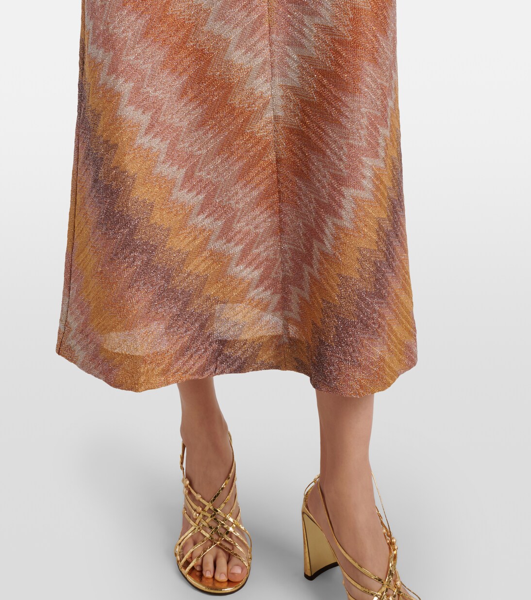 Lamé maxi dress | Missoni