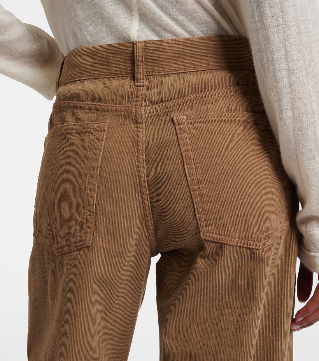 Weite Low-Rise-Hose Eglitta aus Cord | The Row