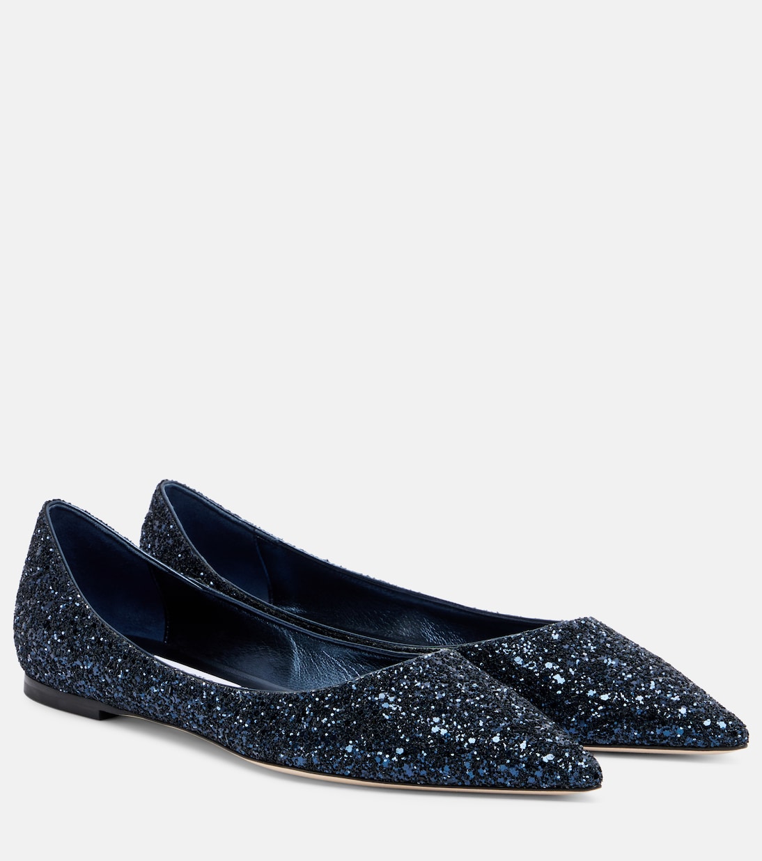 Love glitter ballet flats | Jimmy Choo