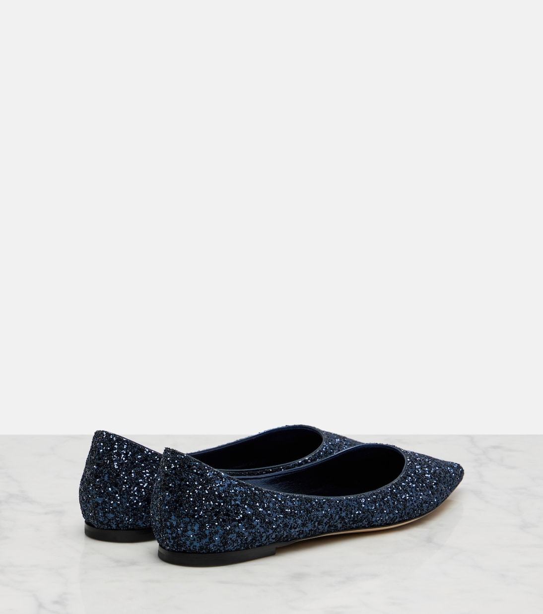 Love glitter ballet flats | Jimmy Choo