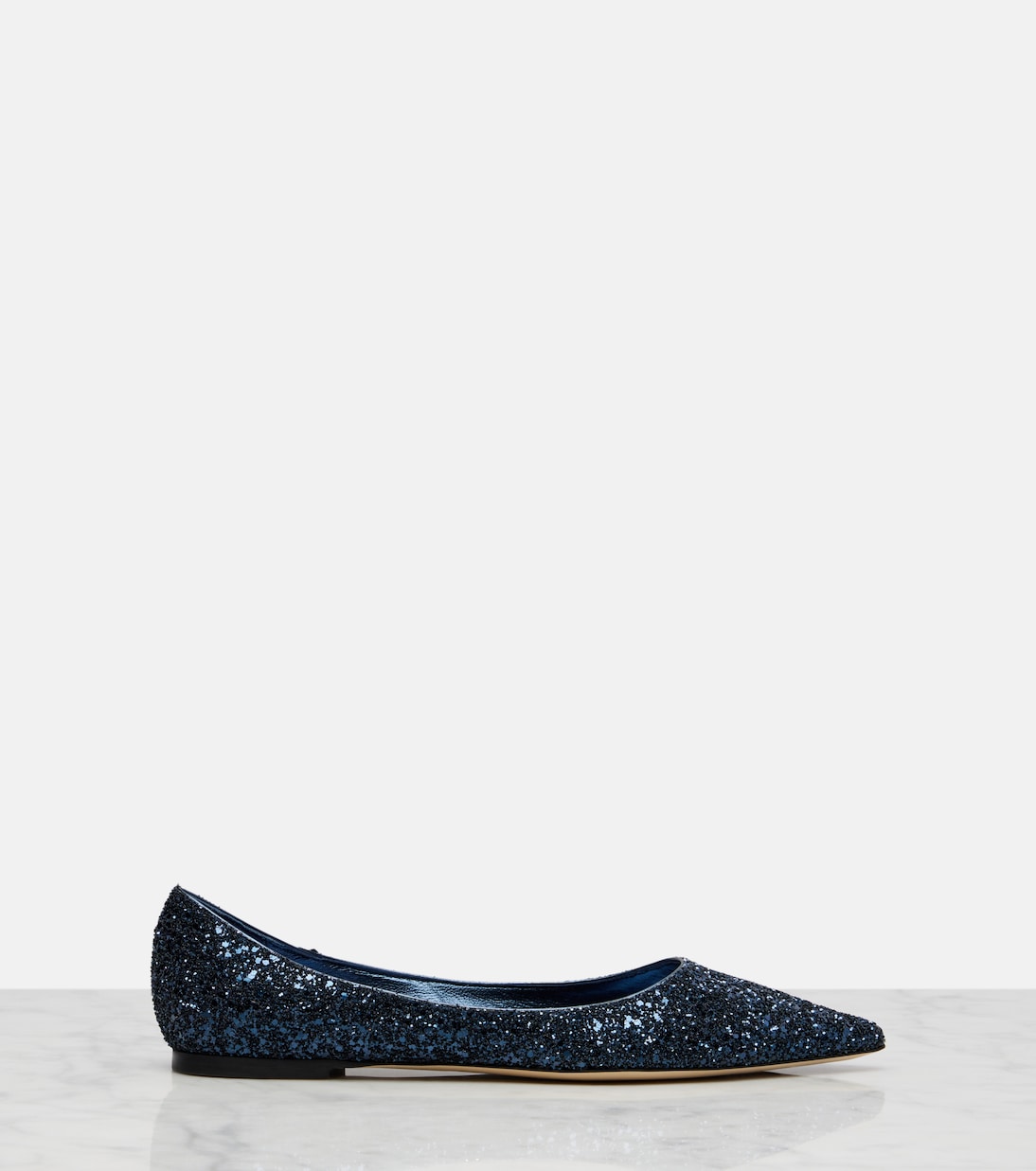 Love glitter ballet flats | Jimmy Choo