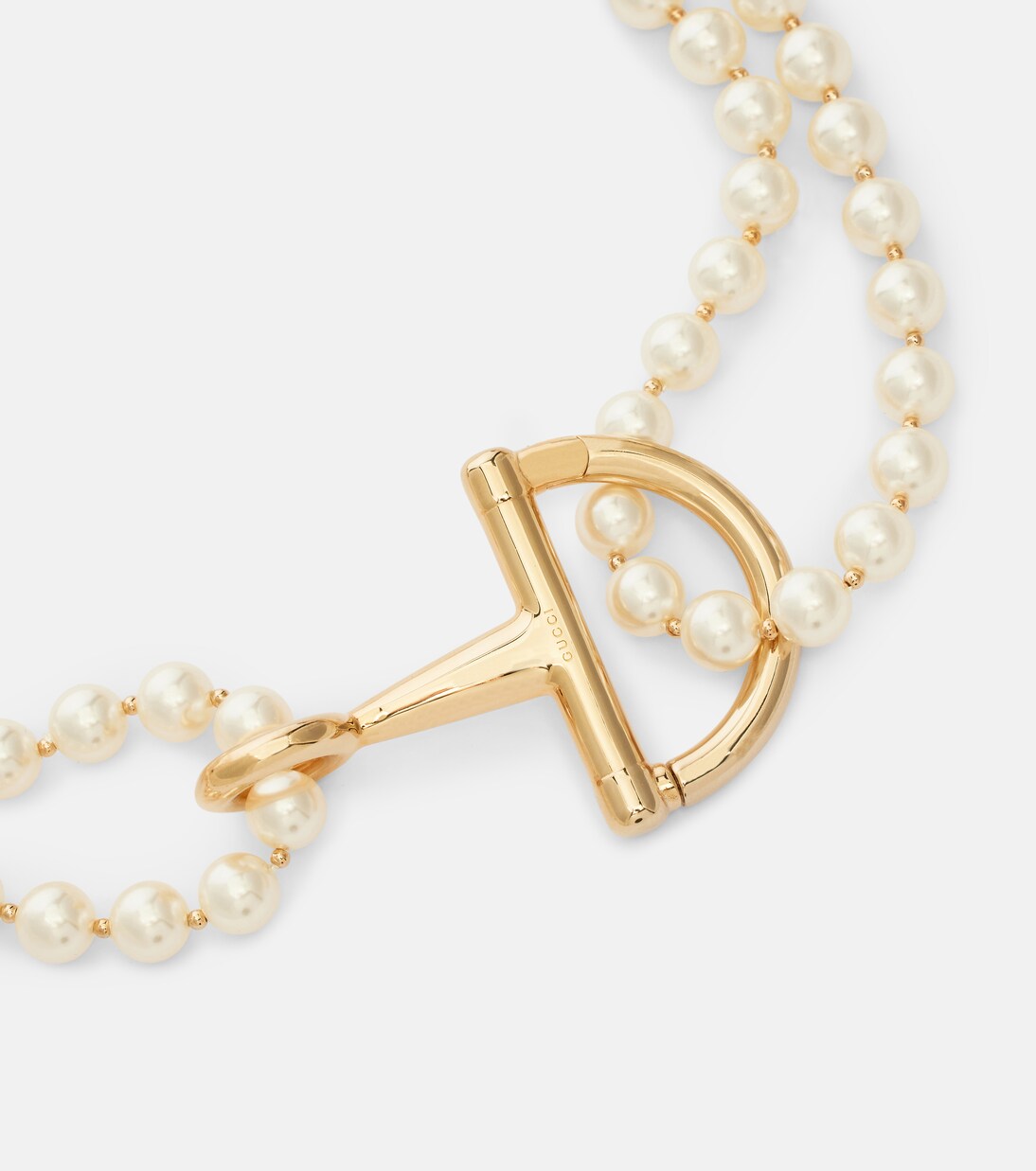 Halskette Half Horsebit aus Zierperlen | Gucci