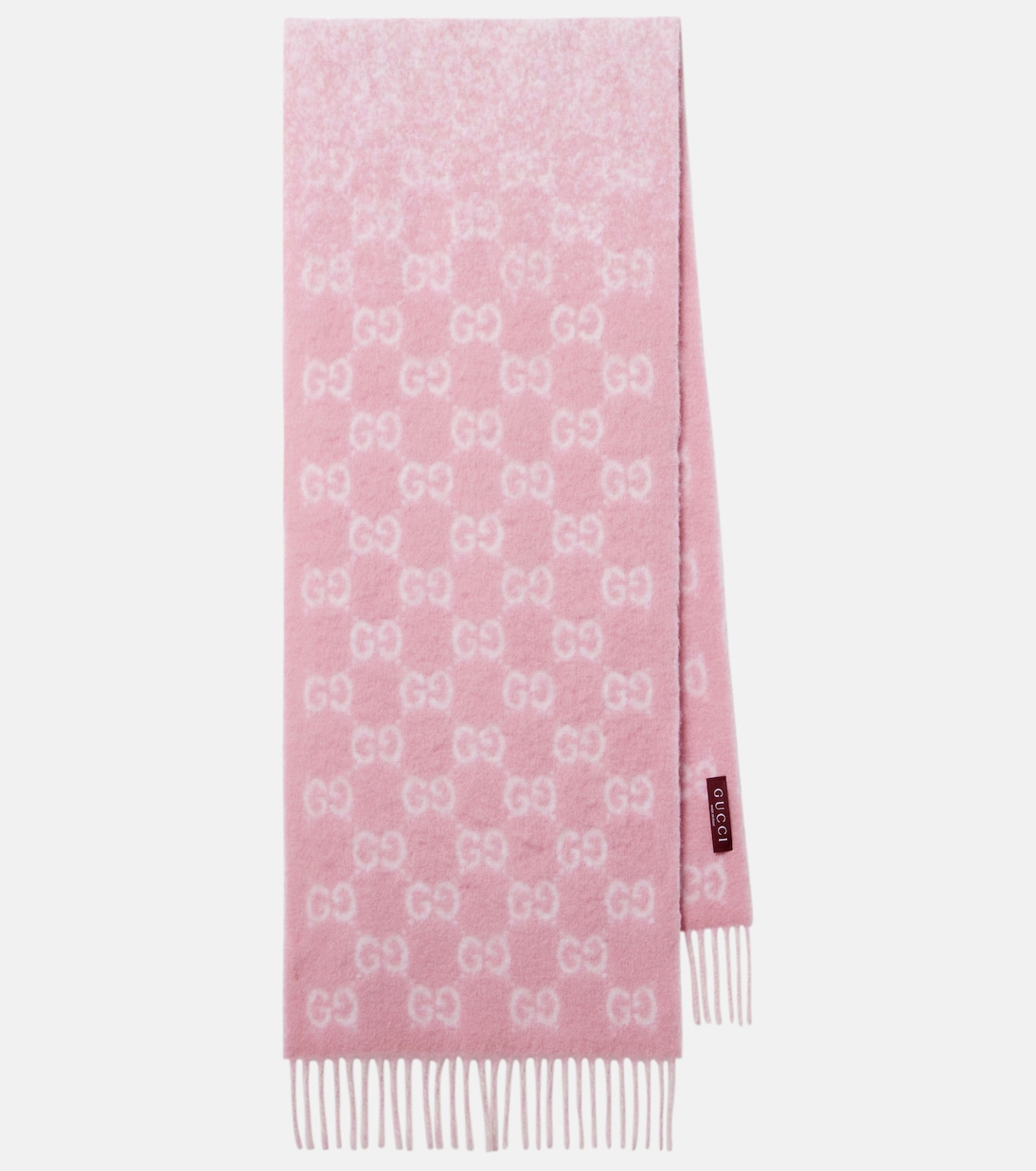 GG alpaca and wool-blend scarf | Gucci