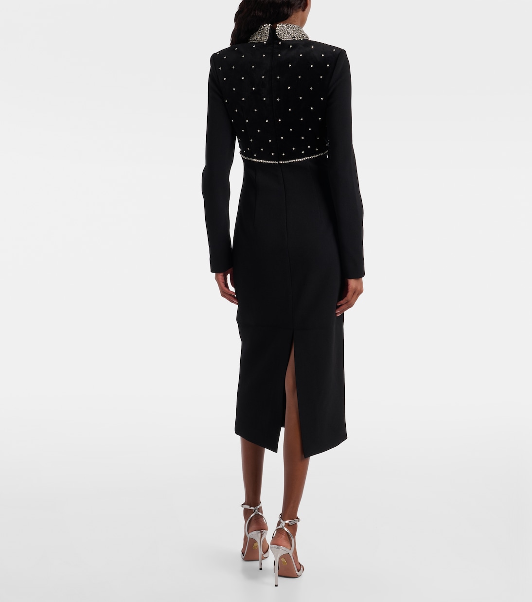 Vestido midi Alistar adornado  | Rebecca Vallance