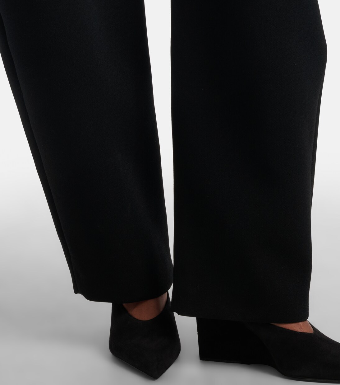 Wool-blend barrel-leg pants | Alaïa