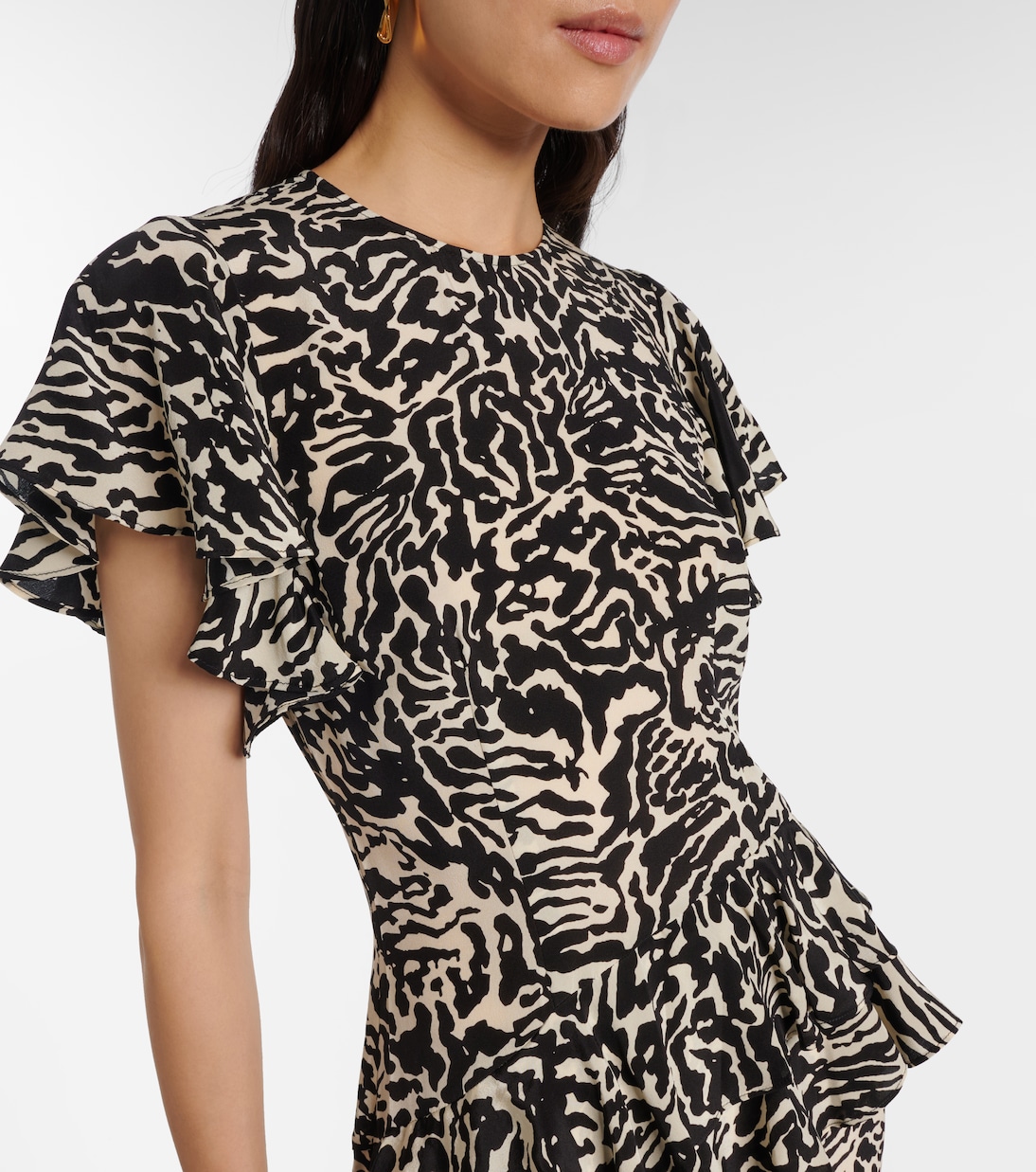 Midikleid Amaia aus Crêpe de Chine aus Seide | Ulla Johnson