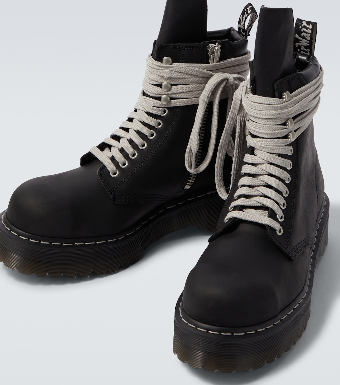 x Dr. Martens leather lace-up boots | Rick Owens