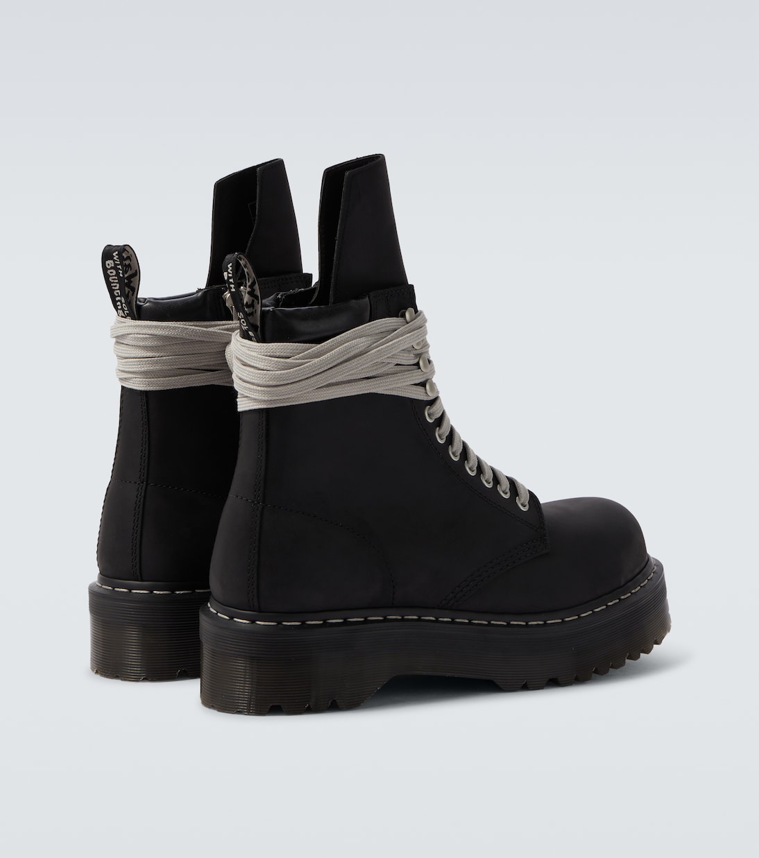 x Dr. Martens leather lace-up boots | Rick Owens