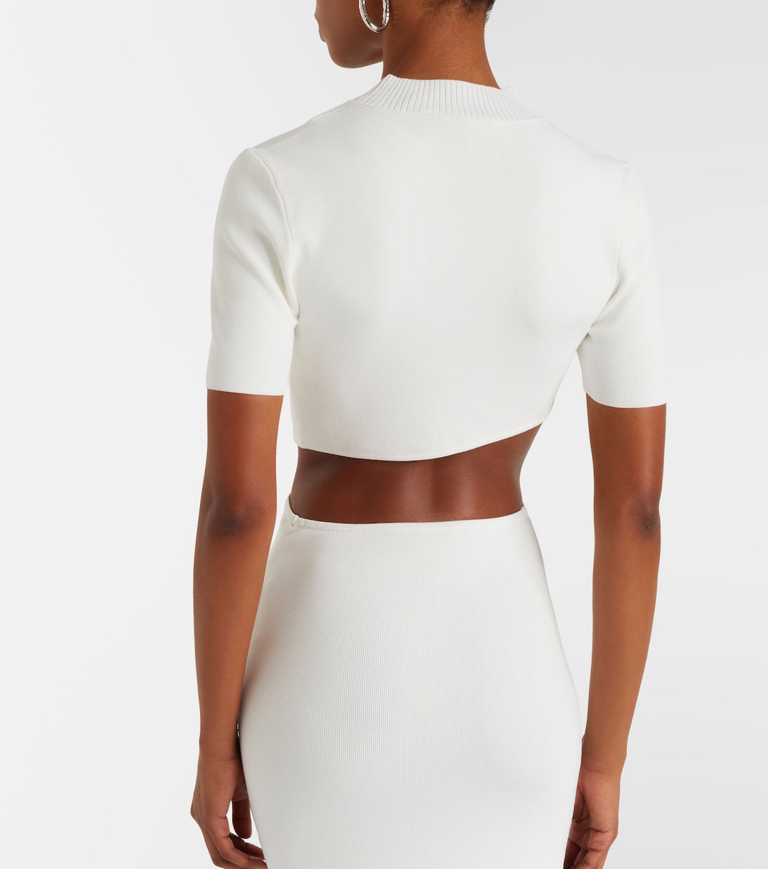 Cropped-Top Maparadita aus Jersey | Christopher Esber