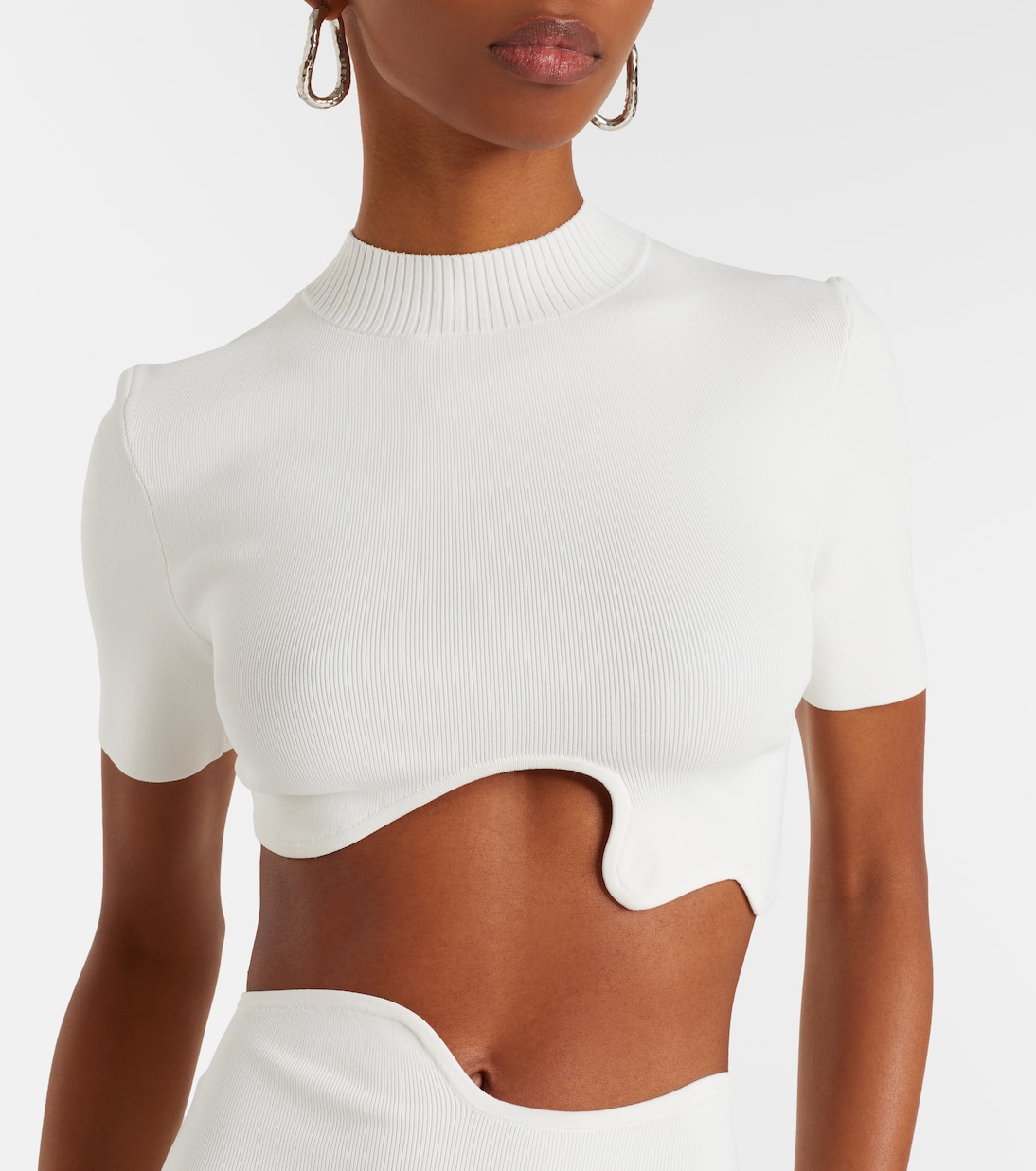 Cropped-Top Maparadita aus Jersey | Christopher Esber