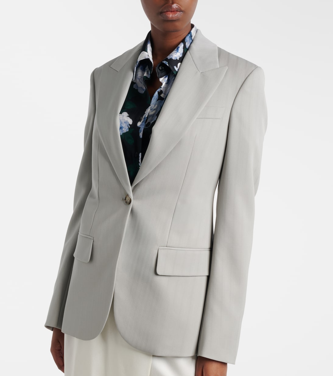 Striped wool blazer | Stella McCartney