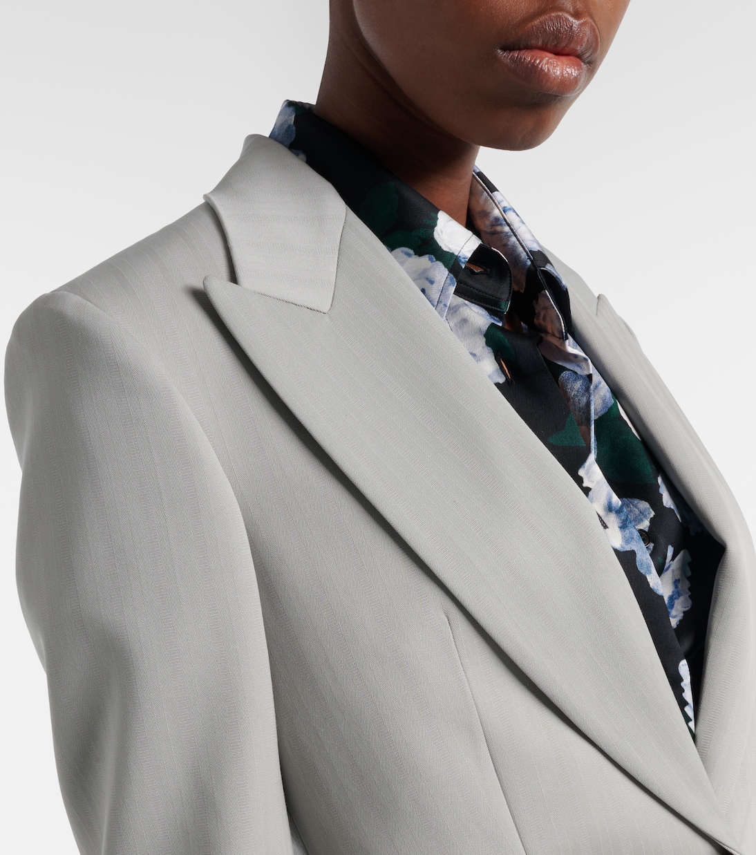 Striped wool blazer | Stella McCartney