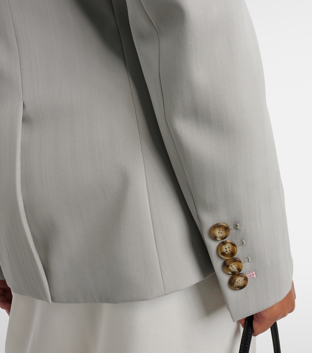 Striped wool blazer | Stella McCartney