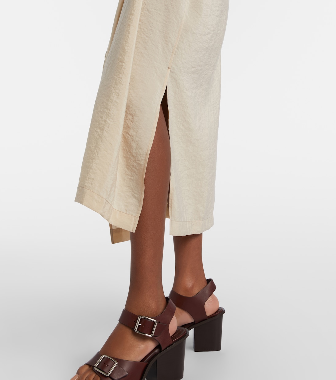 Hemdblusenkleid aus einem Seidengemisch | Lemaire