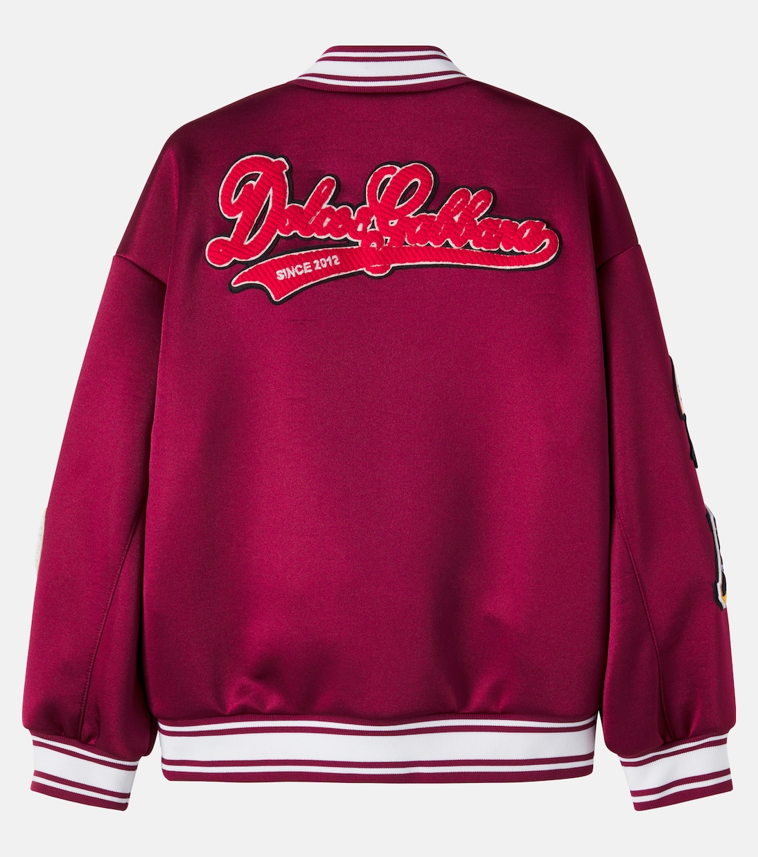 Chaqueta varsity con parche y DG | Dolce&Gabbana Kids