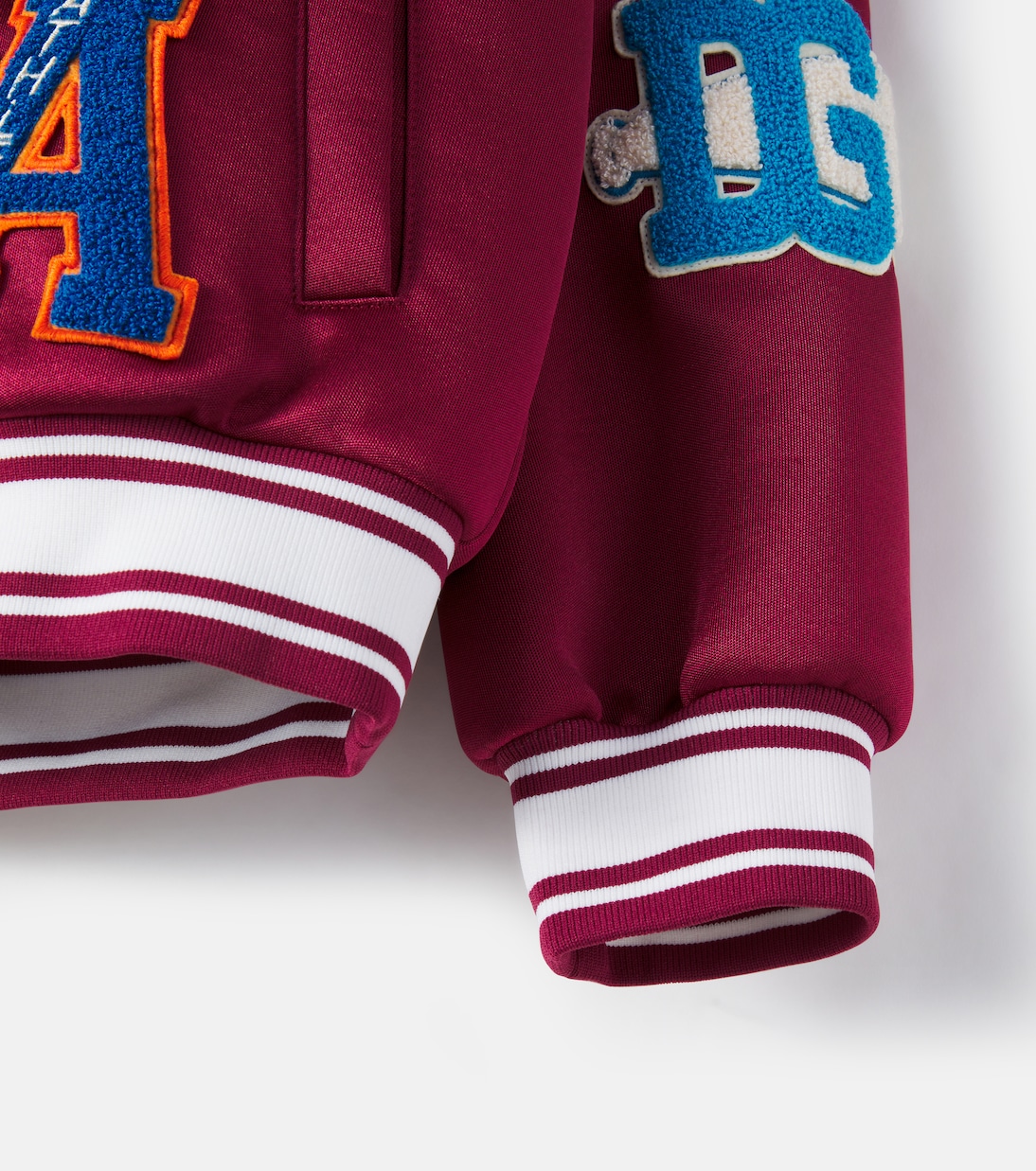 Chaqueta varsity con parche y DG | Dolce&Gabbana Kids