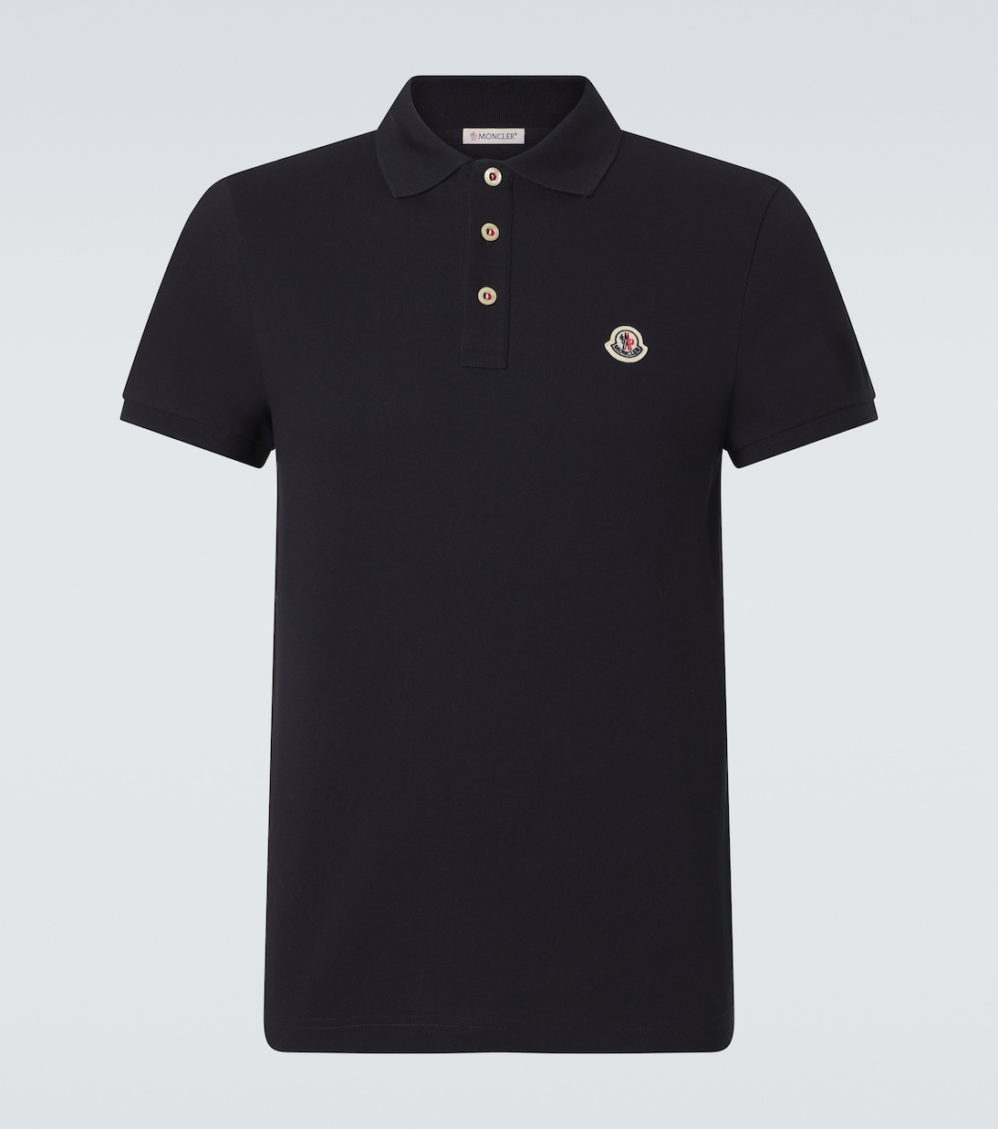 Cotton piqué polo shirt | Moncler