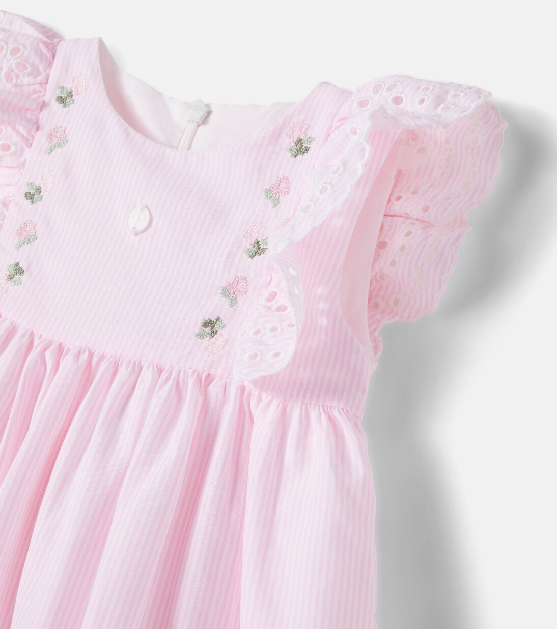 Baby broderie anglaise cotton-blend dress | Patachou