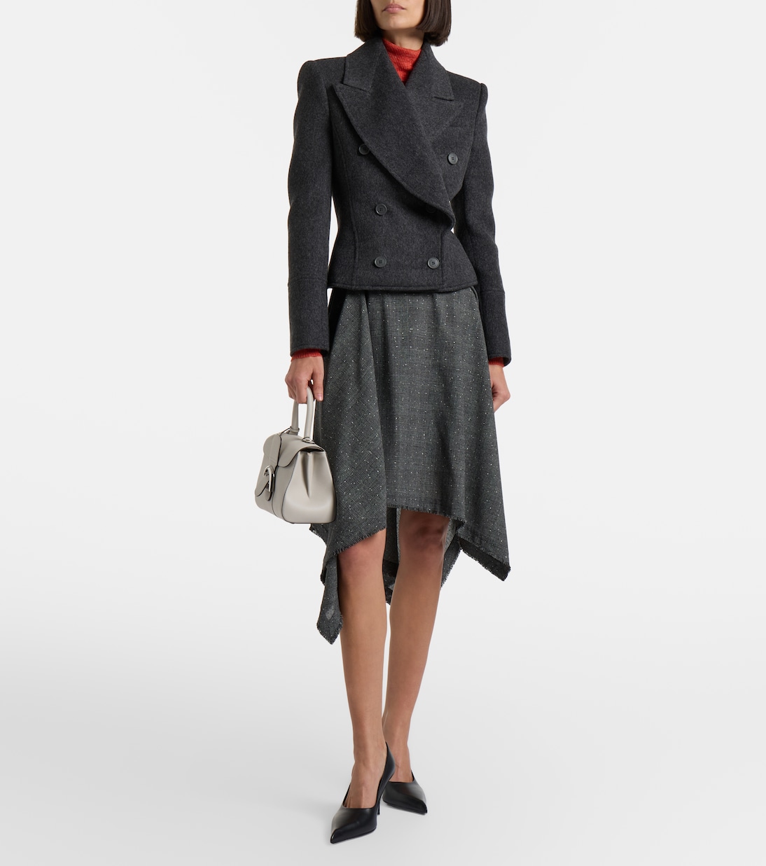 Brillant Mini leather top-handle bag | Delvaux