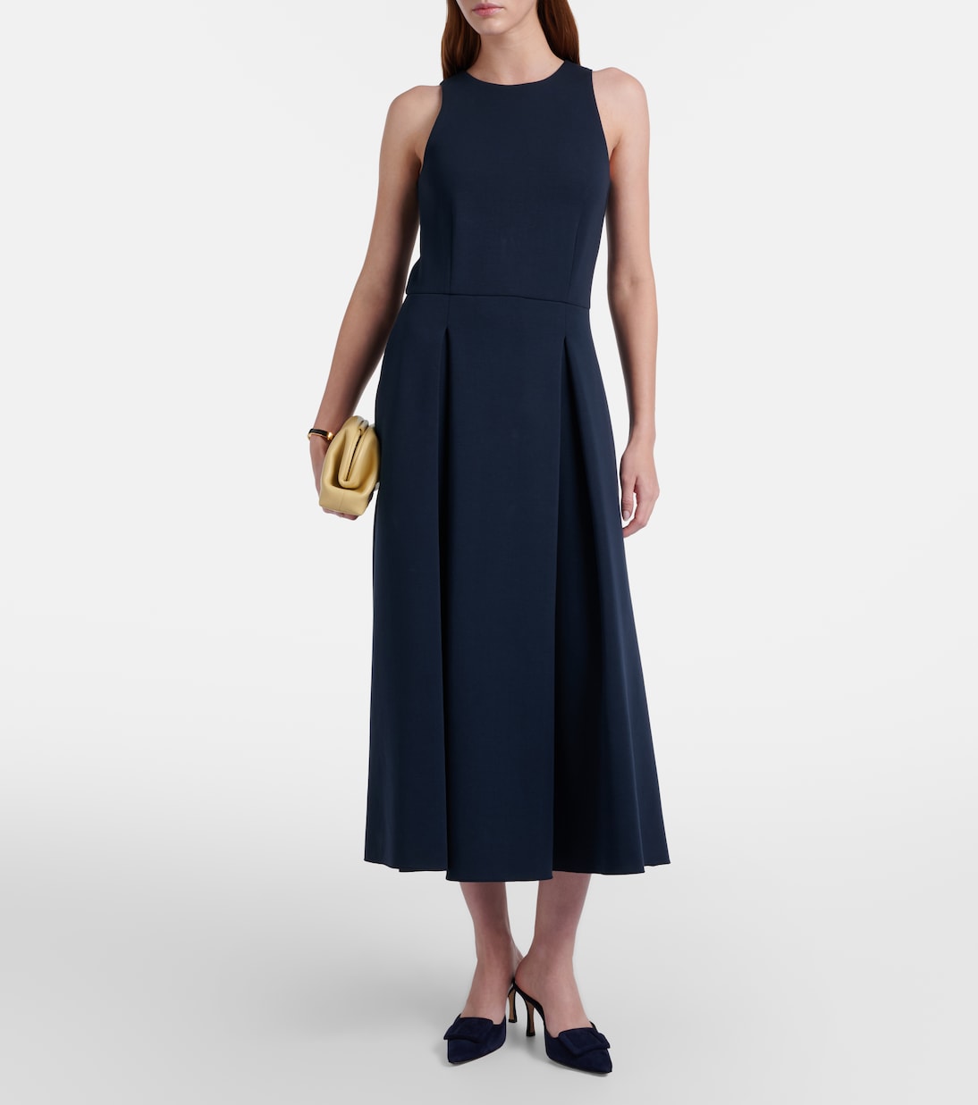Cannone cotton-blend jersey midi dress | 'S Max Mara